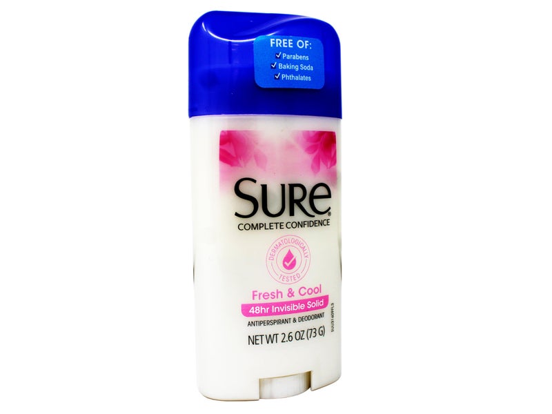 Sure Anti-Perspirant & Deodorant Invisible Solid Fresh & Cool 2.60 oz (Pack of 6) - Image 4